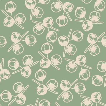 Pincones and Insects-12x12-300-Seed Pods -G015