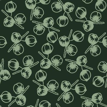 Pincones and Insects-12x12-300-Seed Pods -G006