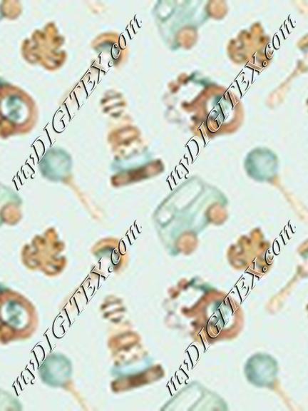 Baby Rattles Green