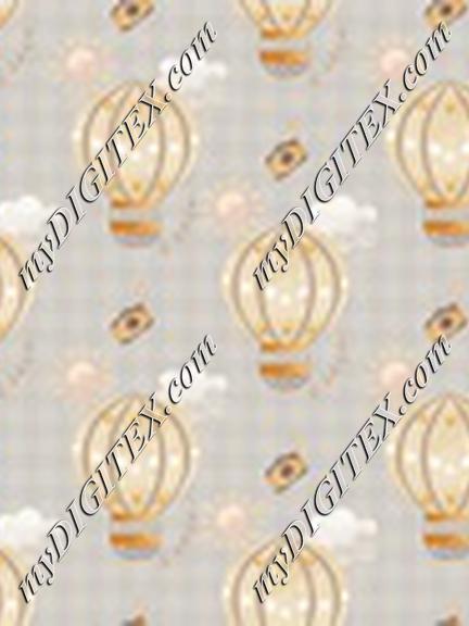 Baby Balloon Ride Grey