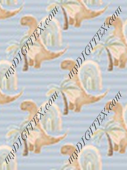 Baby Dino Blue Stripe