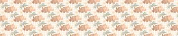 Baby Dino Orange Check