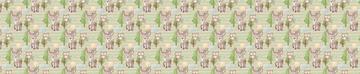 Baby Raindeer Green Strip