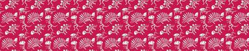 Dinosaur Bones Red Small