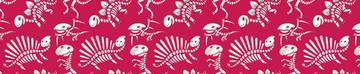 Dinosaur Bones Red