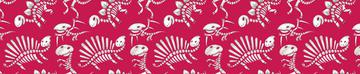 Dinosaur Bones Red