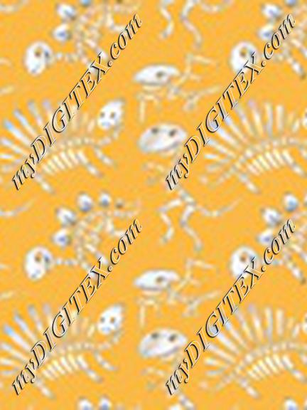 Dinosaur Bones Yellow Small