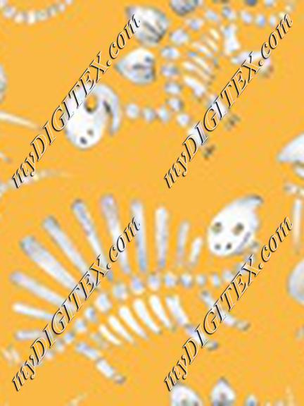 Dinosaur Bones Yellow