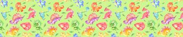 Friendly Dinosaurs Green
