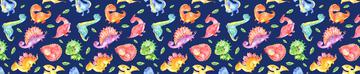 Friendly Dinosaurs Navy