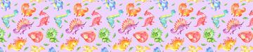 Friendly Dinosaurs Purple