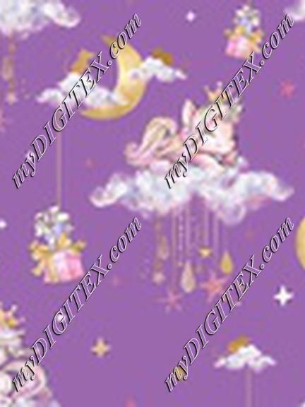 Unicorn Mice Purple Cloud