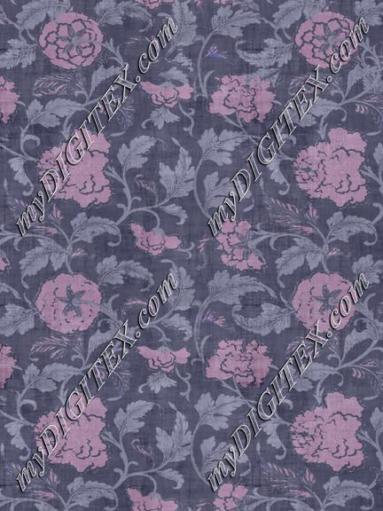 Vine Floral Pink Purple Texture Overlay