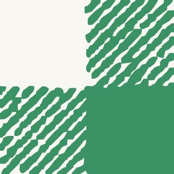 Gingham check Retro Green