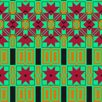 Shapes rows pattern t32