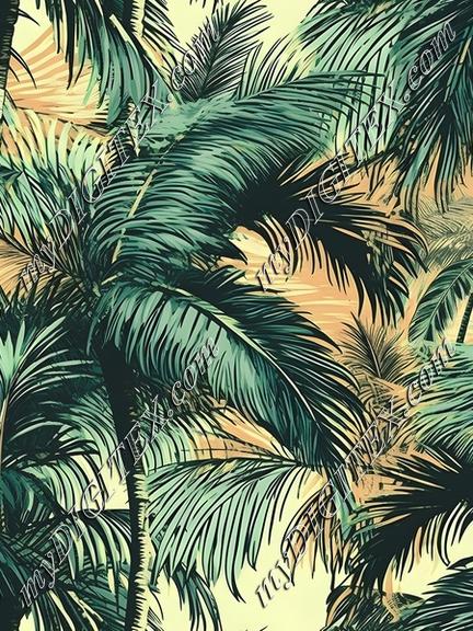Palm summer seamless