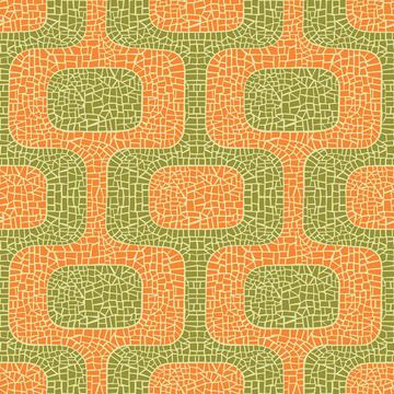 Avocado Shag Midcentury Mosaic