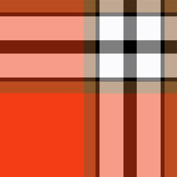 orange plaid