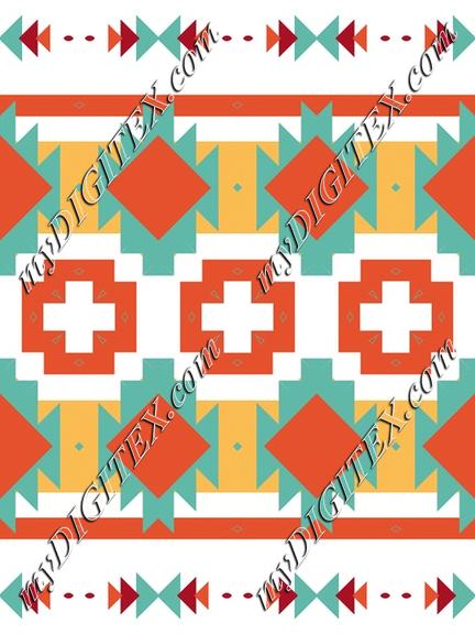 Tribal shapes pattern