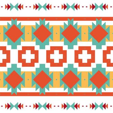 Tribal shapes pattern