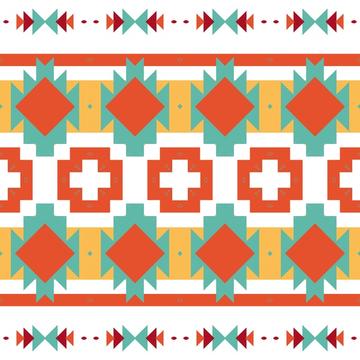 Tribal shapes pattern