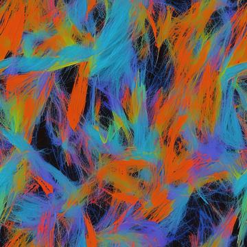 Colorful fibers texture