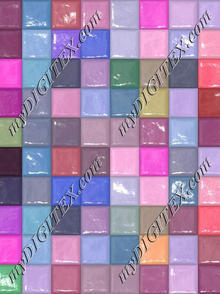 Pastel 3d tiles pattern