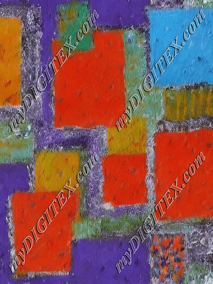 Rectangles oil painting