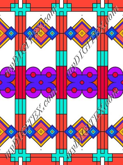 Shapes rows on a white background