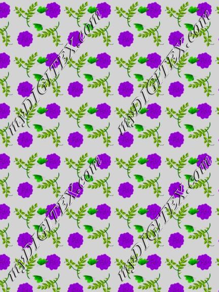 purple flower pattern