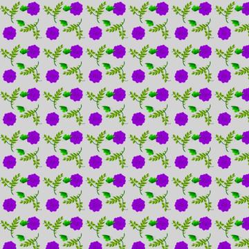 purple flower pattern