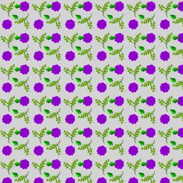 purple flower pattern