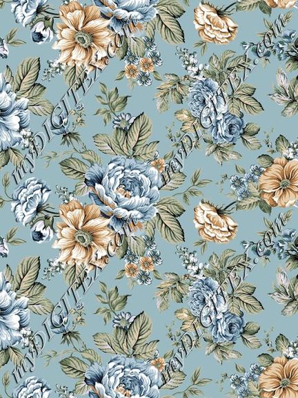 abstract floral digital patten