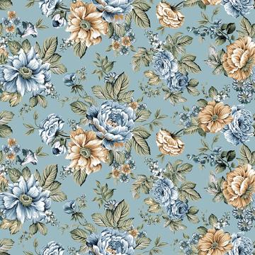 abstract floral digital patten