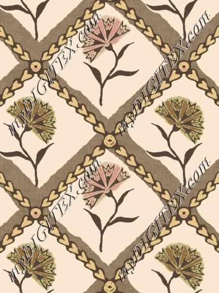 Ajrakh Pattern and block print Pattern and batik print Background digital printing textile pattern