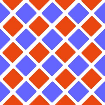 Red and blue blocks