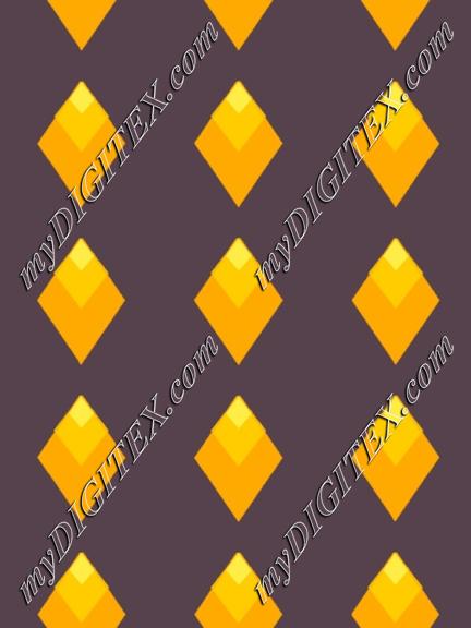 Gold glowing diamonds