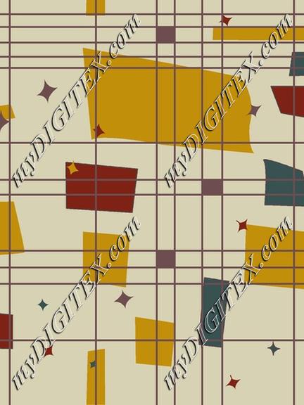 geometric pattern in multi colour