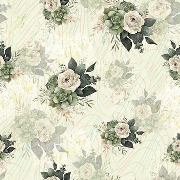 floral pattern with texture