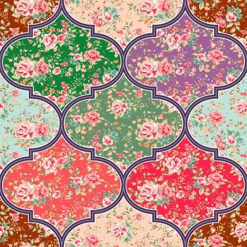 WD170429 55% Floral Quilt-ok