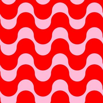 Abstract retro waves design
