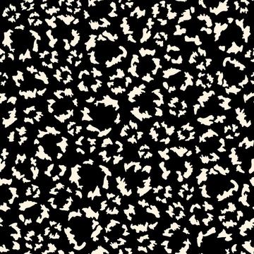 Black and white abstract animal print