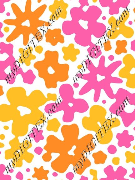 Cute colorful floral pattern
