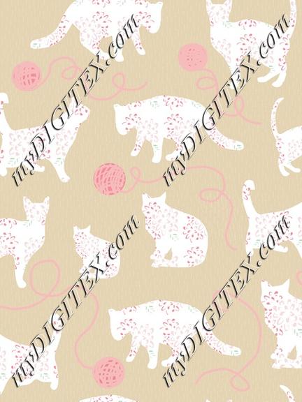 Cats with Yarn