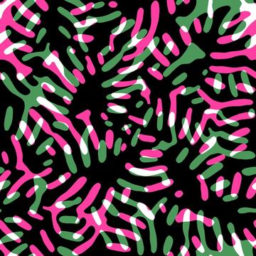 Abstract colorful tropical shapes