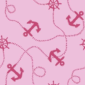 Cute girly navy pattern