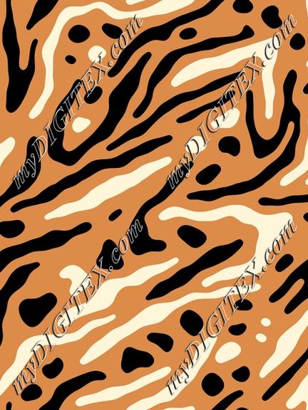 Minimalist animal print pattern