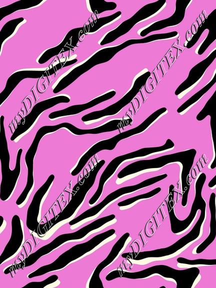 Colorful zebra animal print