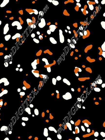Abstract animal print spots