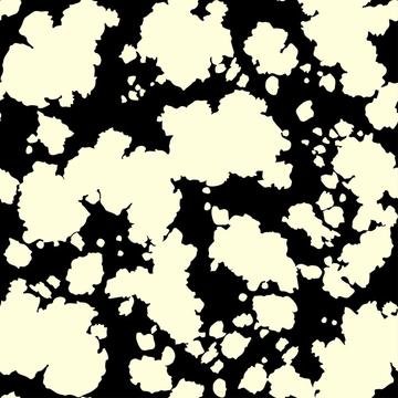 Black and white cow print